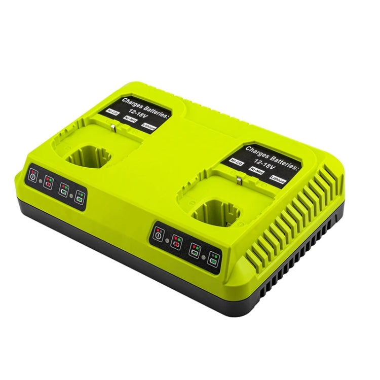 For RYOBI P108 / P117 12-18V Lithium Nickel Battery Dual Port Charger, Plug: UK - Electric Saws & Accessories by PMc TechLife | Online Shopping South Africa | PMc TechLife | Buy Now Pay Later Mobicred