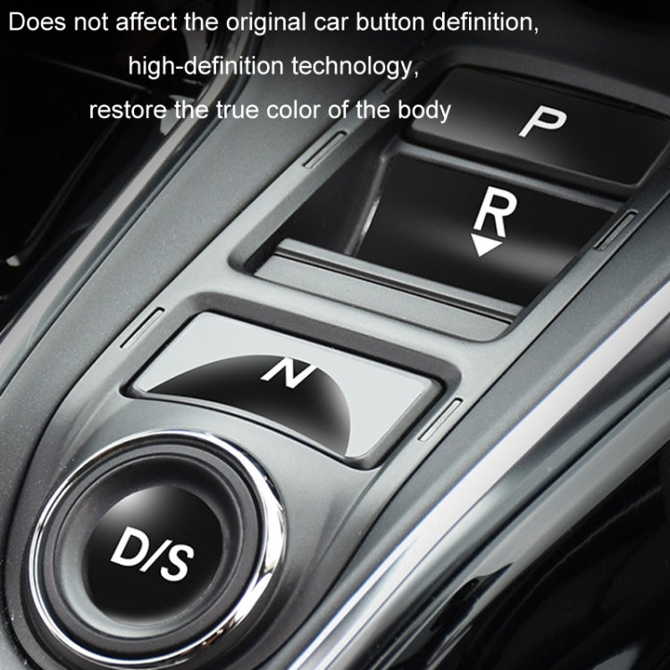 For Acura CDX/19 RDX Car Interior Protective Film, Color: 6pcs /Set Gear Button Sticker - Sticker Tools by PMC TechLife | Online Shopping South Africa | PMC TechLife | Buy Now Pay Later Mobicred