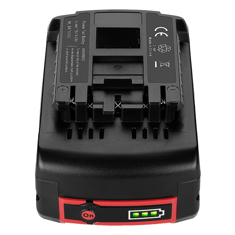 6000mAh 18V Electric Tool Battery Electrical Drilling Spare Battery, For Bosch BSH180 / CAG180-01 / CCS180 / CCS180B / CCS180K - Electric Saws & Accessories by PMc TechLife | Online Shopping South Africa | PMc TechLife | Buy Now Pay Later Mobicred
