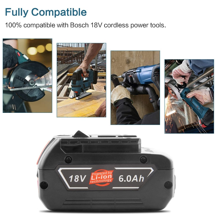 5000mAh 18V Electric Tool Battery Electrical Drilling Spare Battery, For Bosch BSH180 / CAG180-01 / CCS180 / CCS180B / CCS180K - free shipping - PMc TechLife - Order now!