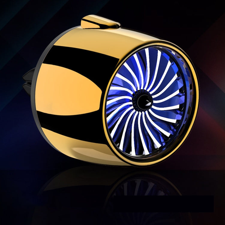 Car Fragrance Super Engine Car Air Conditioning Aroma Diffuser Outlet Ornament, Model: Golden Blue Light - Air Freshener by PMC TechLife | Online Shopping South Africa | PMC TechLife | Buy Now Pay Later Mobicred