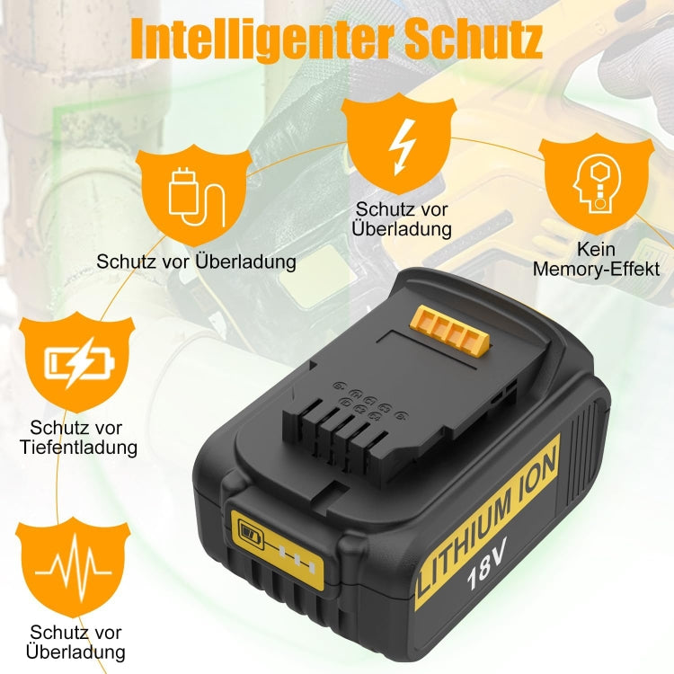 4000mAh For Dewalt DCB180 / DCB181 / DCB200 18V Electrical Tools Spare Battery - Electric Saws & Accessories by PMc TechLife | Online Shopping South Africa | PMc TechLife | Buy Now Pay Later Mobicred