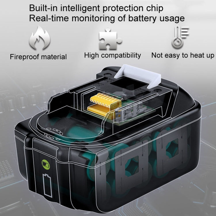 5000mAh For Makita BL1830 / BL1850 18V Cordless Power Tool Accessories Lithium Battery Pack - Electric Saws & Accessories by PMc TechLife | Online Shopping South Africa | PMc TechLife | Buy Now Pay Later Mobicred