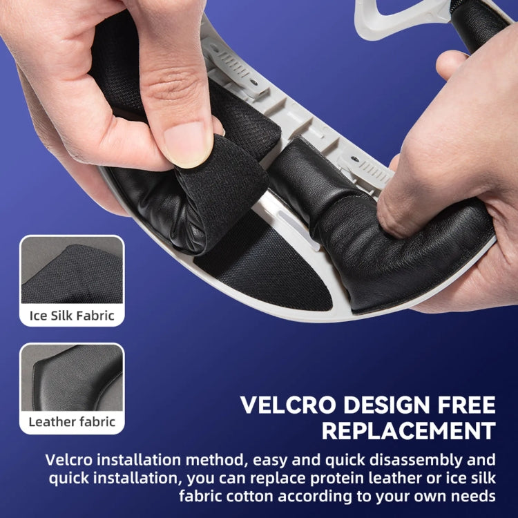 For PICO 4 Hibloks VR Glasses Face Cushion Protector Pad With Fan, Spec: 2pcs Ice Silk - VR Accessories by Hibloks | Online Shopping South Africa | PMC TechLife | Buy Now Pay Later Mobicred