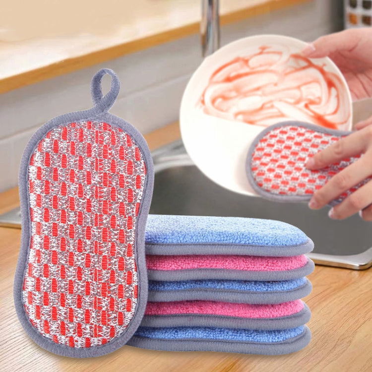 Double-sided Absorbent Kitchen Dishwashing Sponge Multifunctional Cleaning Rag, Style: 6pcs /set - Cleaning Tools by PMC TechLife | Online Shopping South Africa | PMC TechLife | Buy Now Pay Later Mobicred