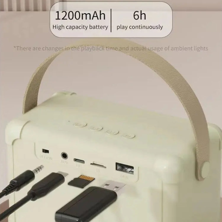 Portable Bluetooth Speaker Home Mini Karaoke Audio, Style: Dual-Microphone+Speaker(Pink) - Mini Speaker by PMC TechLife | Online Shopping South Africa | PMC TechLife