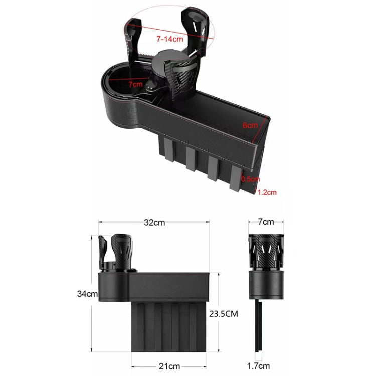 Car Seat Gap Storage Box Car Water Cup Holder Ashtray, Color: Right Black - Stowing Tidying by PMC TechLife | Online Shopping South Africa | PMC TechLife | Buy Now Pay Later Mobicred