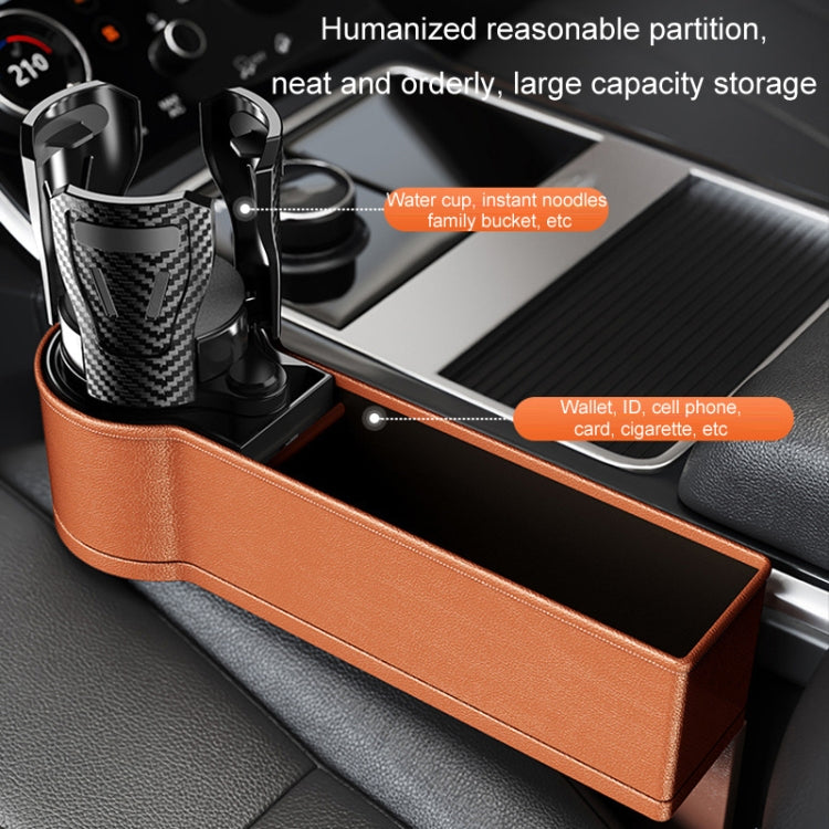 Car Seat Gap Storage Box Car Water Cup Holder Ashtray, Color: Left Carbon Fiber - Stowing Tidying by PMC TechLife | Online Shopping South Africa | PMC TechLife | Buy Now Pay Later Mobicred