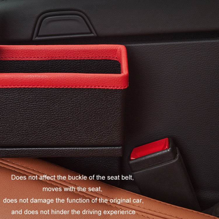 Car Seat Gap Storage Box Car Water Cup Holder Ashtray, Color: Left Black Red - Stowing Tidying by PMC TechLife | Online Shopping South Africa | PMC TechLife | Buy Now Pay Later Mobicred