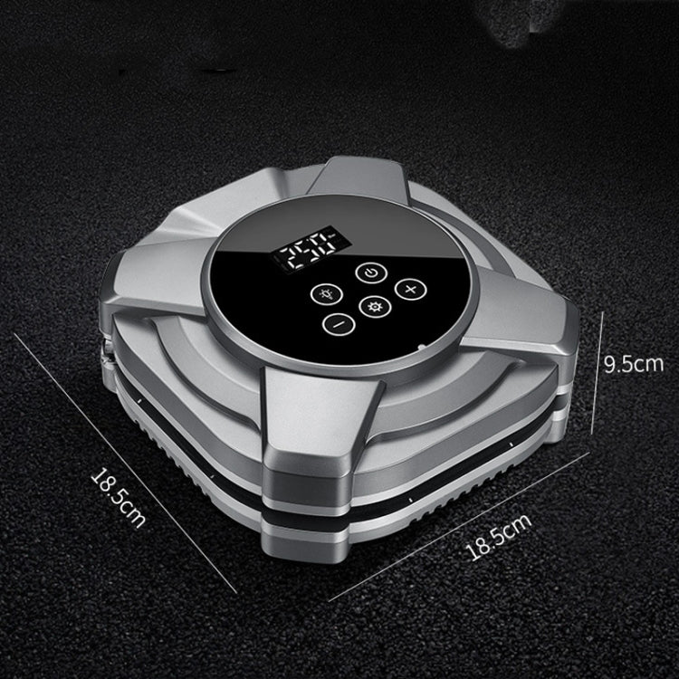 19 Cylinders Car Intelligent Digital Display Inflator Pump Portable Car Tire Pneumatic Engine(Silver) - Inflatable Pump by PMC TechLife | Online Shopping South Africa | PMC TechLife