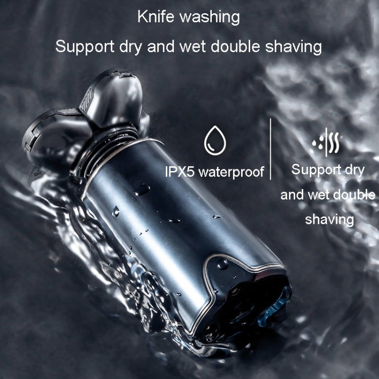 Men Multifunctional Electrical Shaver Rechargeable 5-Blade Shaving Razor(Dark Blue) - Electric Shavers by PMC TechLife | Online Shopping South Africa | PMC TechLife | Buy Now Pay Later Mobicred