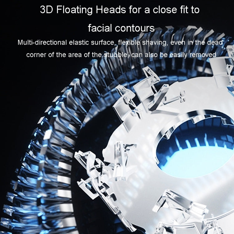 Men Multifunctional Electrical Shaver Rechargeable 5-Blade Shaving Razor(Dark Blue) - Electric Shavers by PMC TechLife | Online Shopping South Africa | PMC TechLife | Buy Now Pay Later Mobicred