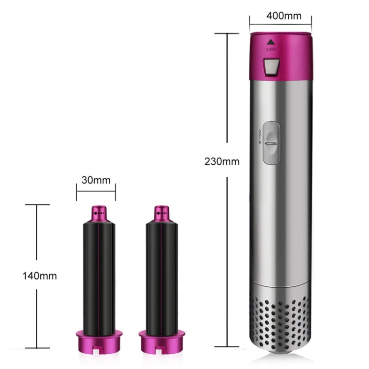 5 In 1 Hot Air Comb Automatic Curling Iron Square Model Hair Styling Comb Curling And Straightening, Plug: UK Plug - free shipping - PMC TechLife - Order now!