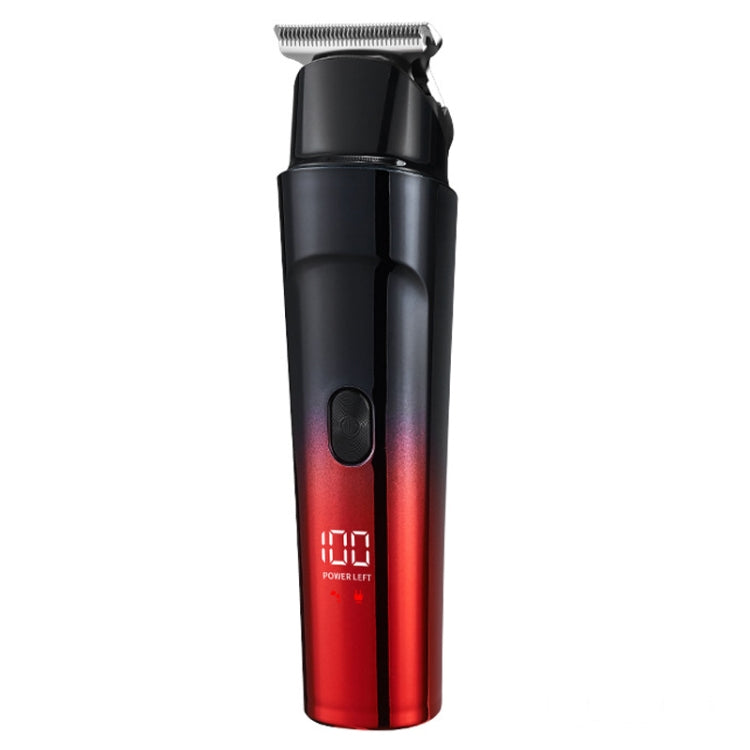 Rechargeable Home Hairdresser Electrical Hair Clippers Hair Shaving Device(Gradient Red) - Electric Shavers by PMC TechLife | Online Shopping South Africa | PMC TechLife | Buy Now Pay Later Mobicred