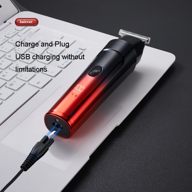 Rechargeable Home Hairdresser Electrical Hair Clippers Hair Shaving Device(Black) - Shavers & Accessories by PMC TechLife | Online Shopping South Africa | PMC TechLife | Buy Now Pay Later Mobicred