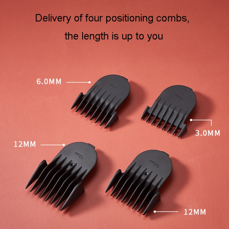 Rechargeable Home Hairdresser Electrical Hair Clippers Hair Shaving Device(Black) - Shavers & Accessories by PMC TechLife | Online Shopping South Africa | PMC TechLife | Buy Now Pay Later Mobicred