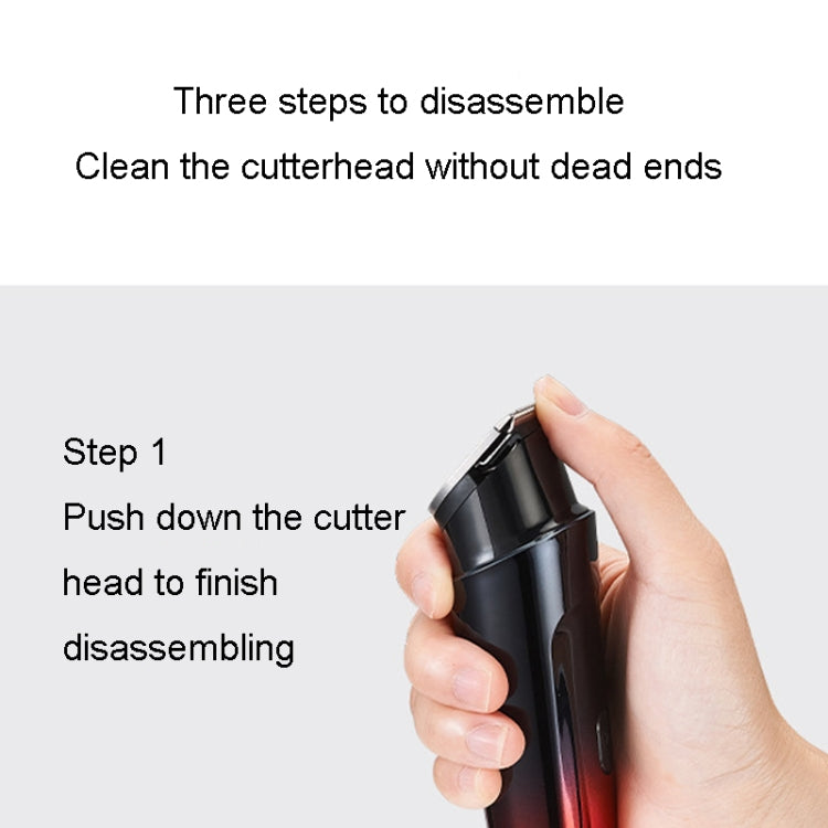 Rechargeable Home Hairdresser Electrical Hair Clippers Hair Shaving Device(Gray) - Shavers & Accessories by PMC TechLife | Online Shopping South Africa | PMC TechLife | Buy Now Pay Later Mobicred