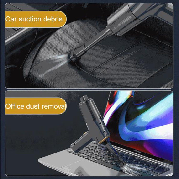 Car Vacuum Cleaner Handheld Compact Powerful Cleaning Tool For Car And Home Use(White) - Vacuum Cleaner by PMC TechLife | Online Shopping South Africa | PMC TechLife | Buy Now Pay Later Mobicred