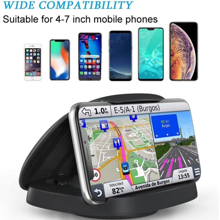 360 Degree Rotating Suction Cup Car Dashboard Mobile Phone Holder(Black) - free shipping - PMC TechLife - Order now!