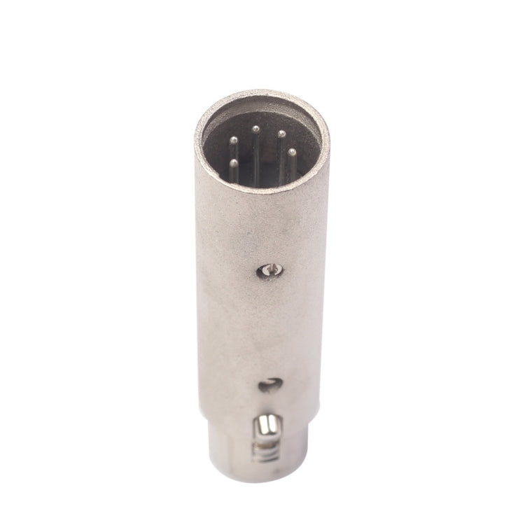 Zinc Alloy Shell Large 3Pin Female XLR to 5Pin XLR Male DMX Signal Lamp XLR Adapter - Microphone Audio Cable & Connector by PMC TechLife | Online Shopping South Africa | PMC TechLife
