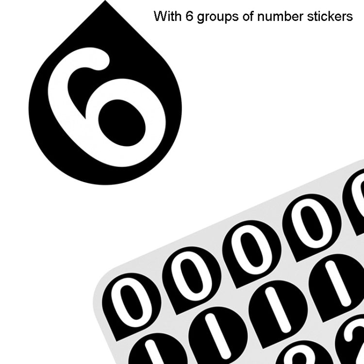 bbdd Temporary Parking License Plate Concealable Car Removal Number Plate(Pure Edition) - Parking Card by bbdd | Online Shopping South Africa | PMC TechLife | Buy Now Pay Later Mobicred