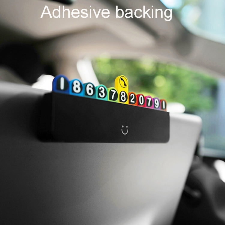 bbdd Temporary Parking License Plate Concealable Car Removal Number Plate(Rainbow Edition) - Parking Card by bbdd | Online Shopping South Africa | PMC TechLife | Buy Now Pay Later Mobicred