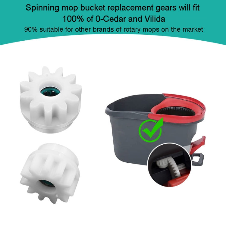Gear Accessories For Vileda / O-Cedar Easywring RinseClean Foot Pedal Rotary Mop Bucket(White) - Other Accessories by PMc TechLife | Online Shopping South Africa | PMc TechLife | Buy Now Pay Later Mobicred