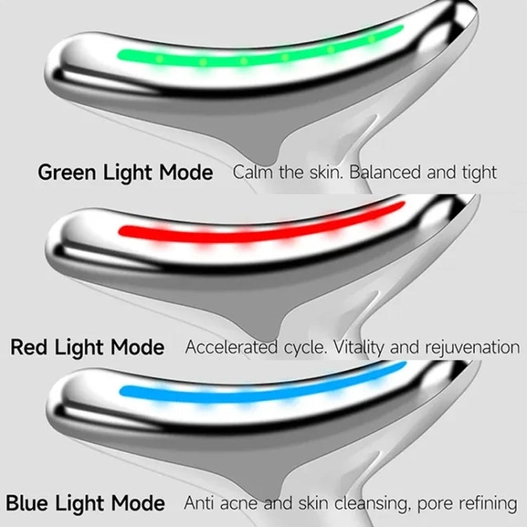 Electrical Neck Beauty Instrument Neck Massager Face Beauty Device, Style: Oval(Red) - free shipping - PMC TechLife - Order now!