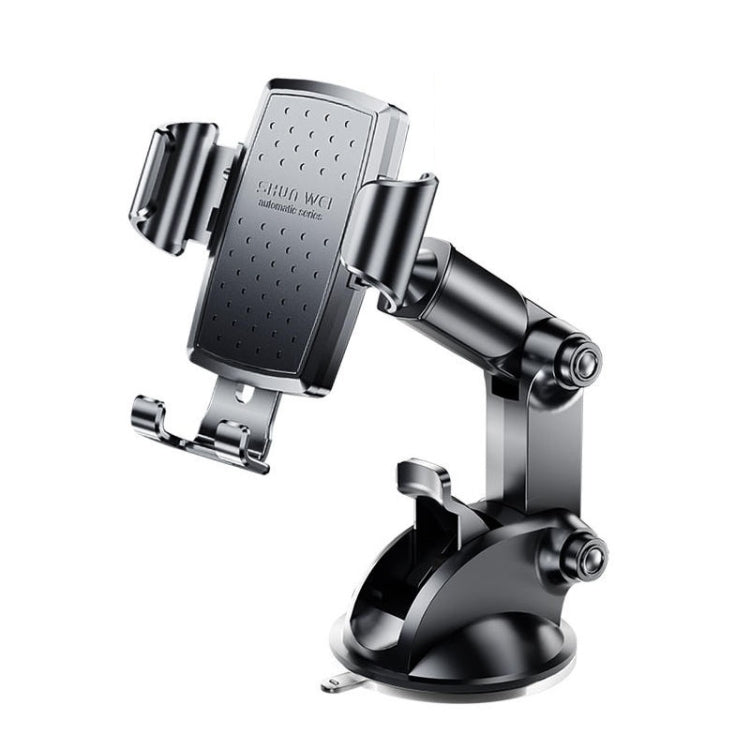 SHUNWEI SD-1132B Car Phone Suction Cup + Air Vent Holder Gravity Sensing Support Bracket(Black) - Car Holders by SHUNWEI | Online Shopping South Africa | PMC TechLife | Buy Now Pay Later Mobicred