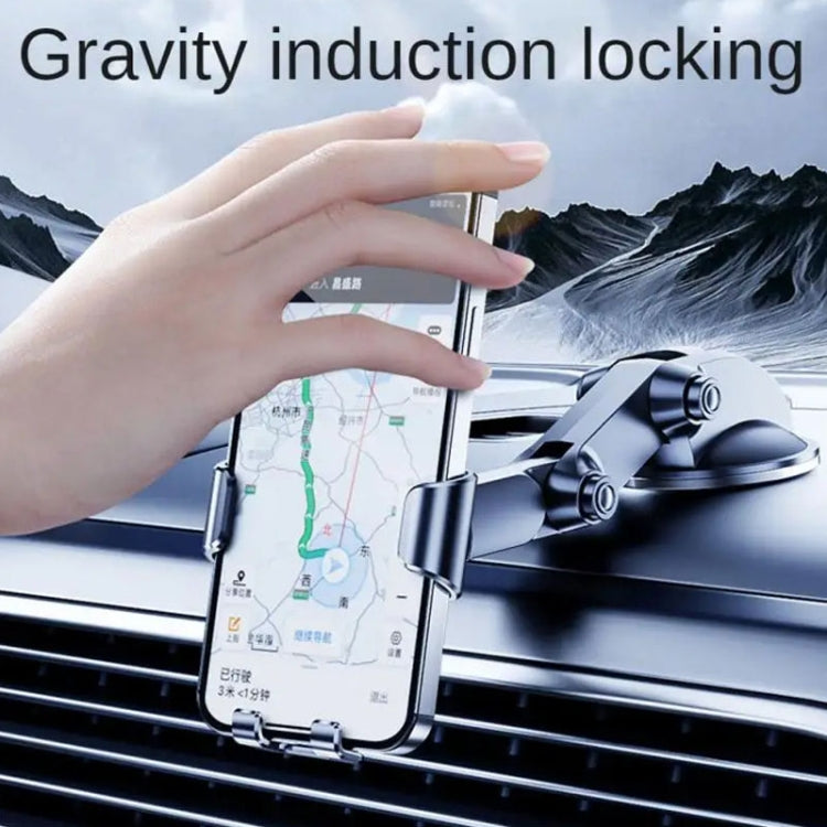 SHUNWEI SD-1132B Car Phone Suction Cup + Air Vent Holder Gravity Sensing Support Bracket(Blue) - Car Holders by SHUNWEI | Online Shopping South Africa | PMC TechLife | Buy Now Pay Later Mobicred