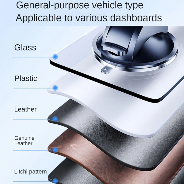 SHUNWEI SD-1132B Car Phone Suction Cup + Air Vent Holder Gravity Sensing Support Bracket(Blue) - Car Holders by SHUNWEI | Online Shopping South Africa | PMC TechLife | Buy Now Pay Later Mobicred