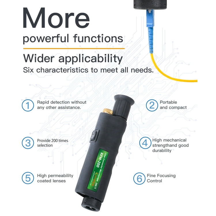KomShine 200x Handheld Fiber Optic Magnifier Detector(KFM-200) - free shipping - PMC Jewellery - Order now!