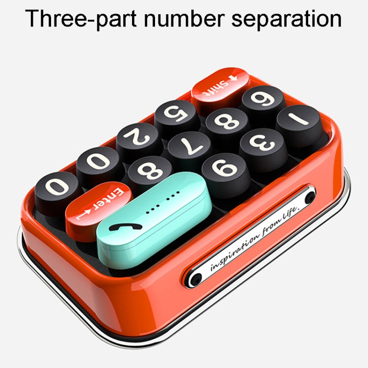 bbdd Keyboard Modeling Moving Number Plate Car Temporary Parking License Card(Green) - Parking Card by bbdd | Online Shopping South Africa | PMC TechLife | Buy Now Pay Later Mobicred