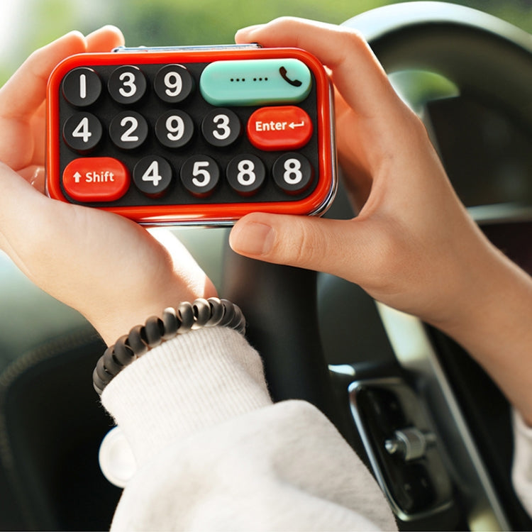 bbdd Keyboard Modeling Moving Number Plate Car Temporary Parking License Card(Green) - Parking Card by bbdd | Online Shopping South Africa | PMC TechLife | Buy Now Pay Later Mobicred