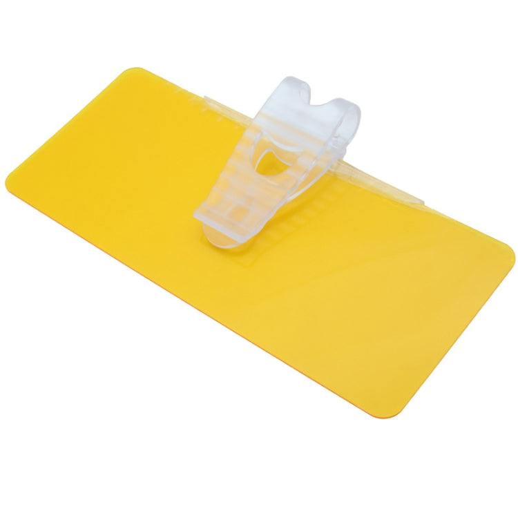 SHUNWEI SD-2301 Car Sun Visor Day Night Anti Glare Visor Adjustable Visor Protection(Yellow) - Sunglasses & Glasses Clips by SHUNWEI | Online Shopping South Africa | PMC TechLife | Buy Now Pay Later Mobicred