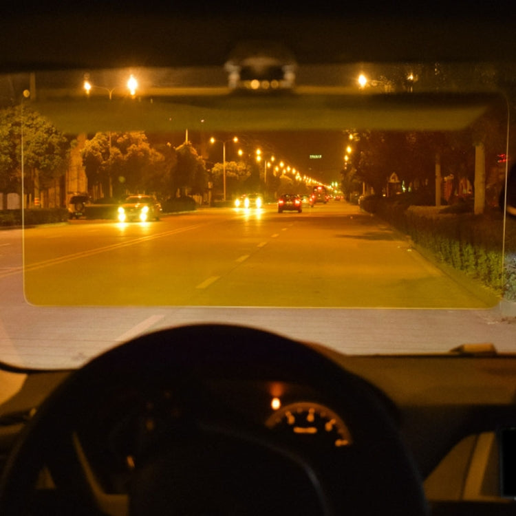 SHUNWEI SD-2301 Car Sun Visor Day Night Anti Glare Visor Adjustable Visor Protection(Yellow) - Sunglasses & Glasses Clips by SHUNWEI | Online Shopping South Africa | PMC TechLife | Buy Now Pay Later Mobicred