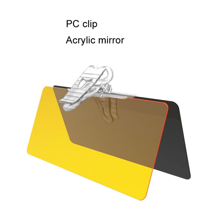 SHUNWEI SD-2301 Car Sun Visor Day Night Anti Glare Visor Adjustable Visor Protection(Yellow) - Sunglasses & Glasses Clips by SHUNWEI | Online Shopping South Africa | PMC TechLife | Buy Now Pay Later Mobicred