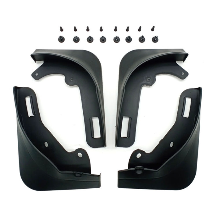 For Tesla Model Y Car Punch-Free Front And Rear Wheel Soft Rubber Mudguards, Style: Carbon Fiber - Mudguards by PMC TechLife | Online Shopping South Africa | PMC TechLife | Buy Now Pay Later Mobicred