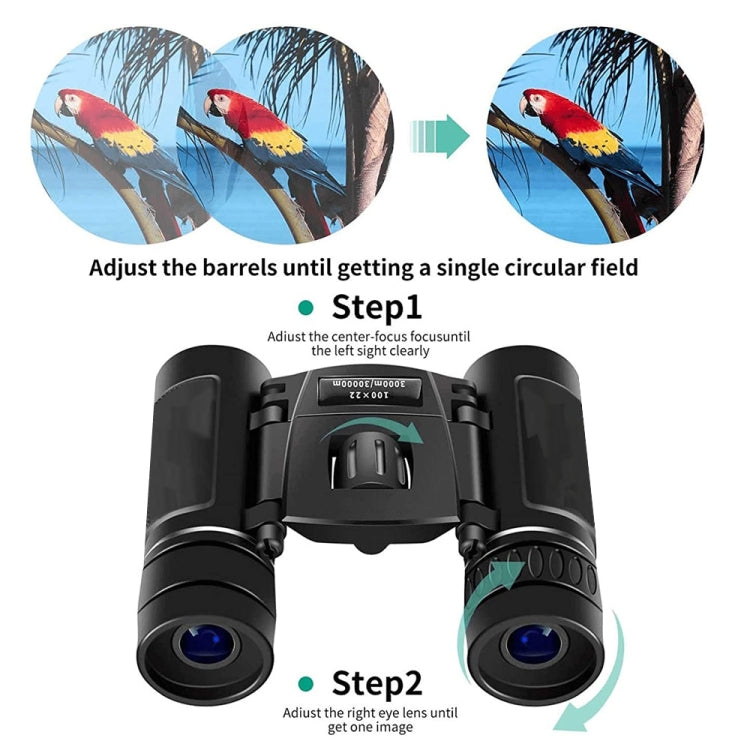 200 x 25 With Phone Clip HD Powerful Folding Binoculars for Hunting Outdoor Camping - free shipping - PMC TechLife - Order now!
