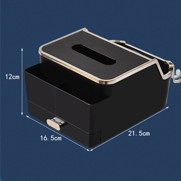Car Tissue Box Multifunction Cup Holder Armrest Box Storage Box(Black) - Stowing Tidying by PMC TechLife | Online Shopping South Africa | PMC TechLife | Buy Now Pay Later Mobicred