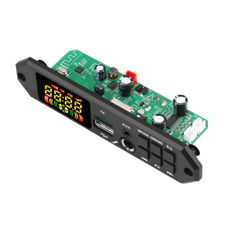 80W 12V Bluetooth MP3 Decoder Board With Power Amplifier Color Screen Call Recording, Model: Small Remote Control - Car MP3 & MP4 & MP5 by PMC TechLife | Online Shopping South Africa | PMC TechLife | Buy Now Pay Later Mobicred