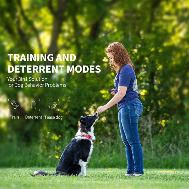 LED Flashing Light Handheld Ultrasonic Bark Arrester Frequency Conversion Dog Training Device(Dark Gray) - Training Aids by PMC TechLife | Online Shopping South Africa | PMC TechLife | Buy Now Pay Later Mobicred