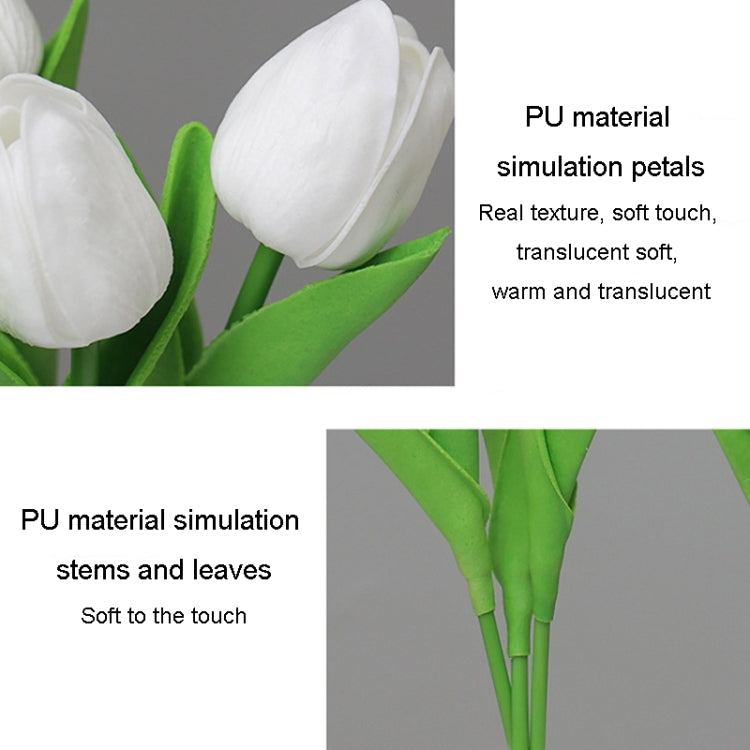 1.5V Tulip LED Night Light Indoor Decoration Sleeping Lamp Simulation Flower Ambient Light - Night Lights by PMc TechLife | Online Shopping South Africa | PMc TechLife | Buy Now Pay Later Mobicred