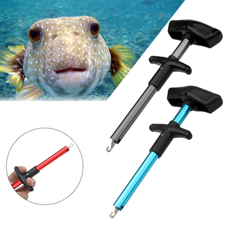 Aluminum Alloy Decoupler T-Shaped Fish Hook Remover Sea Fishing Equipment 24 X 7.5cm, Spec: Blue - Fishing Hooks by PMC TechLife | Online Shopping South Africa | PMC TechLife