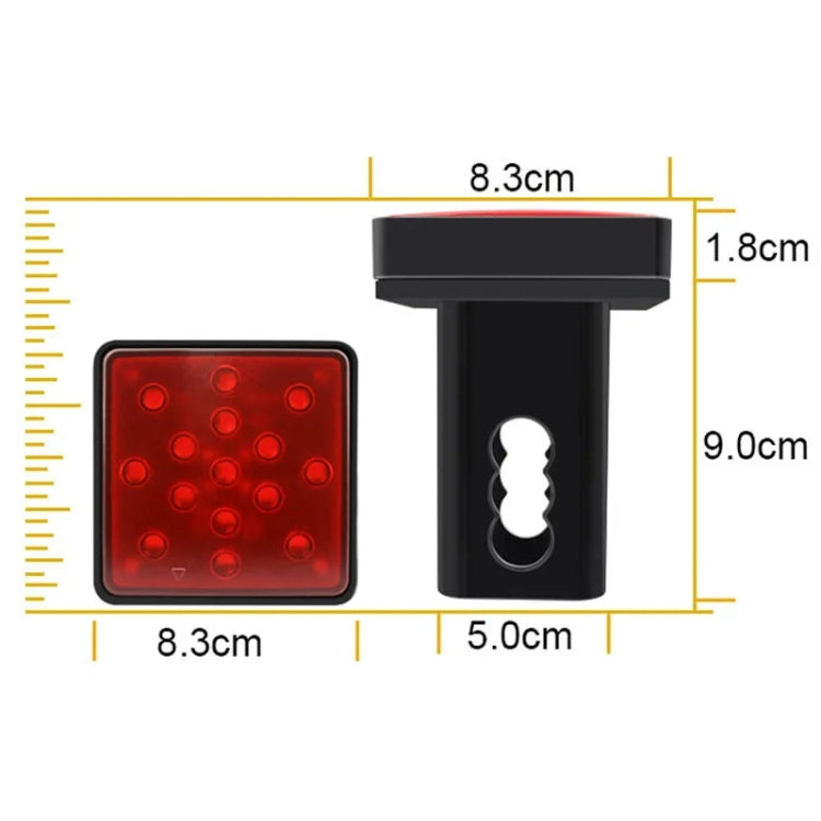 Automotive LED Trailer Lights Universal Rear Brake Lights, Color: Black Shell 12 Light - Warning Lights by PMC TechLife | Online Shopping South Africa | PMC TechLife | Buy Now Pay Later Mobicred