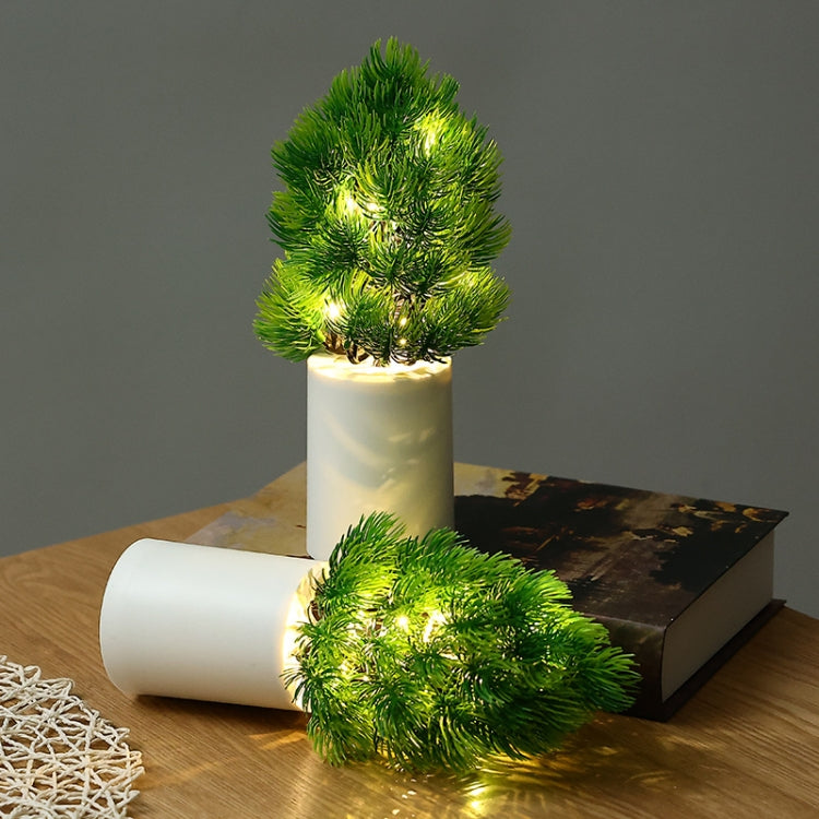 Christmas Tree Night Lights Bedroom Pine Ambient Lamps Home Decorative Lights(Warm White Light) - Christmas Decoration Lamps by PMc TechLife | Online Shopping South Africa | PMc TechLife | Buy Now Pay Later Mobicred
