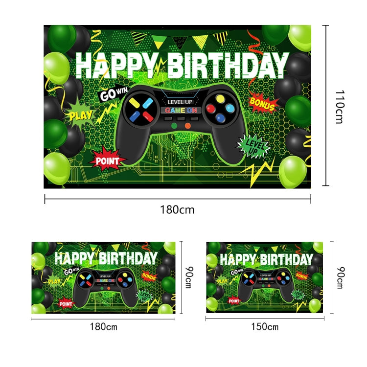 180x110cm Game Console Theme Birthday Background Birthday Party Decoration Banner(2023SRB51) - Birthday Party by PMC TechLife | Online Shopping South Africa | PMC TechLife