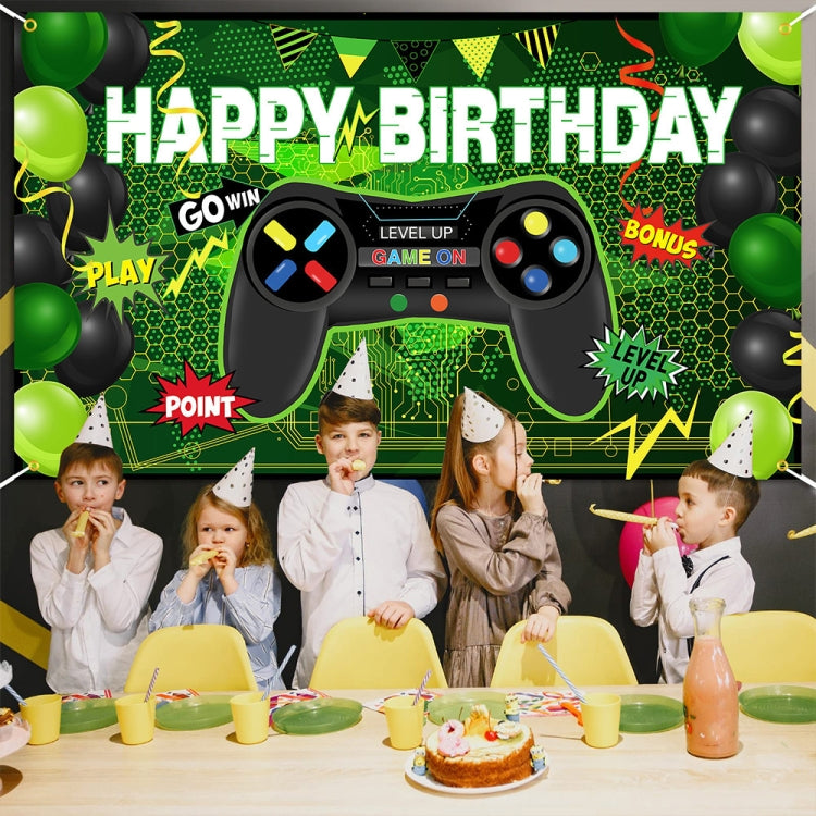 180x110cm Game Console Theme Birthday Background Birthday Party Decoration Banner(2023SRB51) - Birthday Party by PMC TechLife | Online Shopping South Africa | PMC TechLife