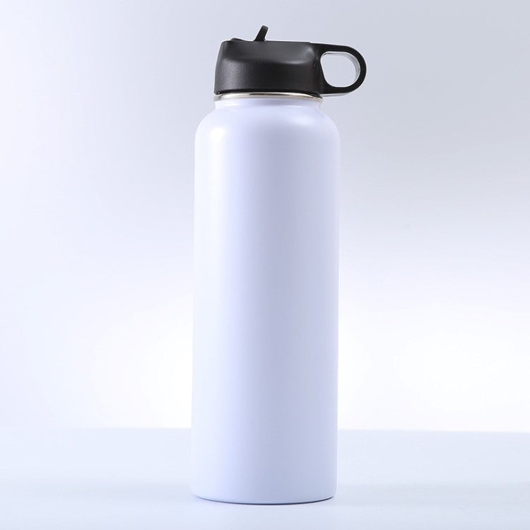 32oz 960ML 304 Stainless Steel Double Layer Vacuum With Handle Sports Kettle Outdoor Portable Thermal Mug(White) - Vacuum Thermoses & Cups by PMC TechLife | Online Shopping South Africa | PMC TechLife