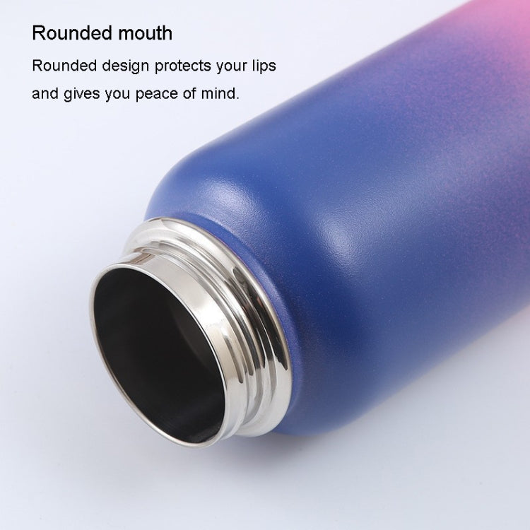 32oz 960ML 304 Stainless Steel Double Layer Vacuum With Handle Sports Kettle Outdoor Portable Thermal Mug(White) - Vacuum Thermoses & Cups by PMC TechLife | Online Shopping South Africa | PMC TechLife